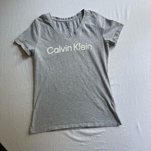 Calvin Klein Heather Gray Short Sleeve Tee